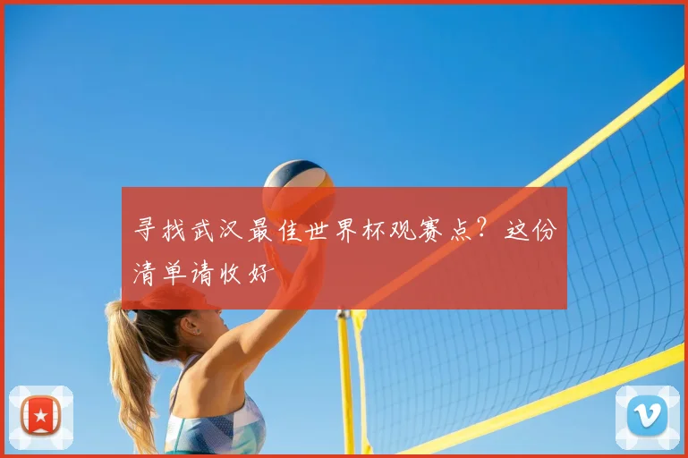 寻找武汉最佳世界杯观赛点？这份清单请收好