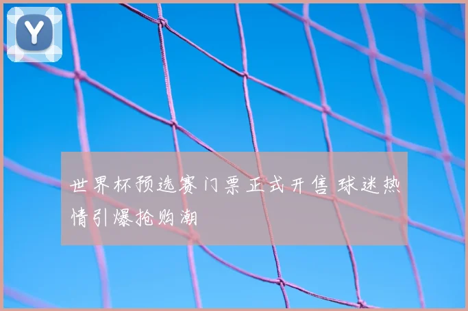 世界杯预选赛门票正式开售 球迷热情引爆抢购潮