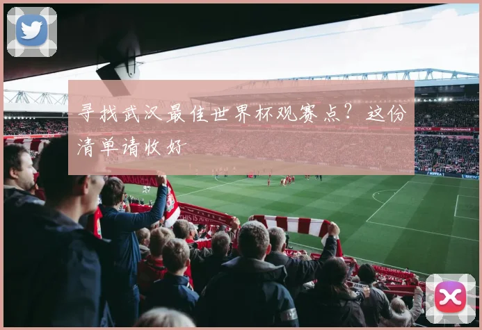 寻找武汉最佳世界杯观赛点?这份清单请收好